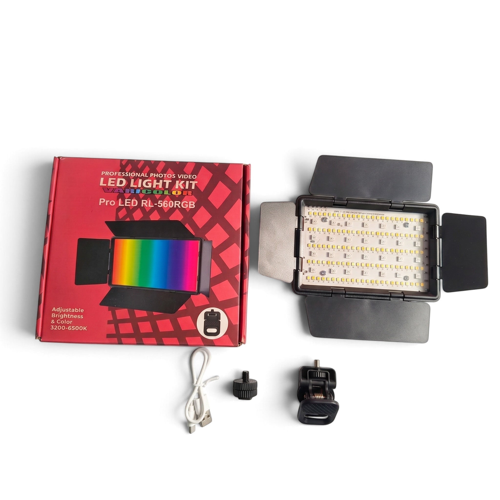 Obtén una iluminación profesional para tus fotos, videos, transmisiones en vivo y videollamadas con este Panel de Luz LED RGB. Gracias a su batería recargable y sus múltiples modos de iluminación, podrás crear contenido de alta calidad desde cualquier lugar sin depender de cables.