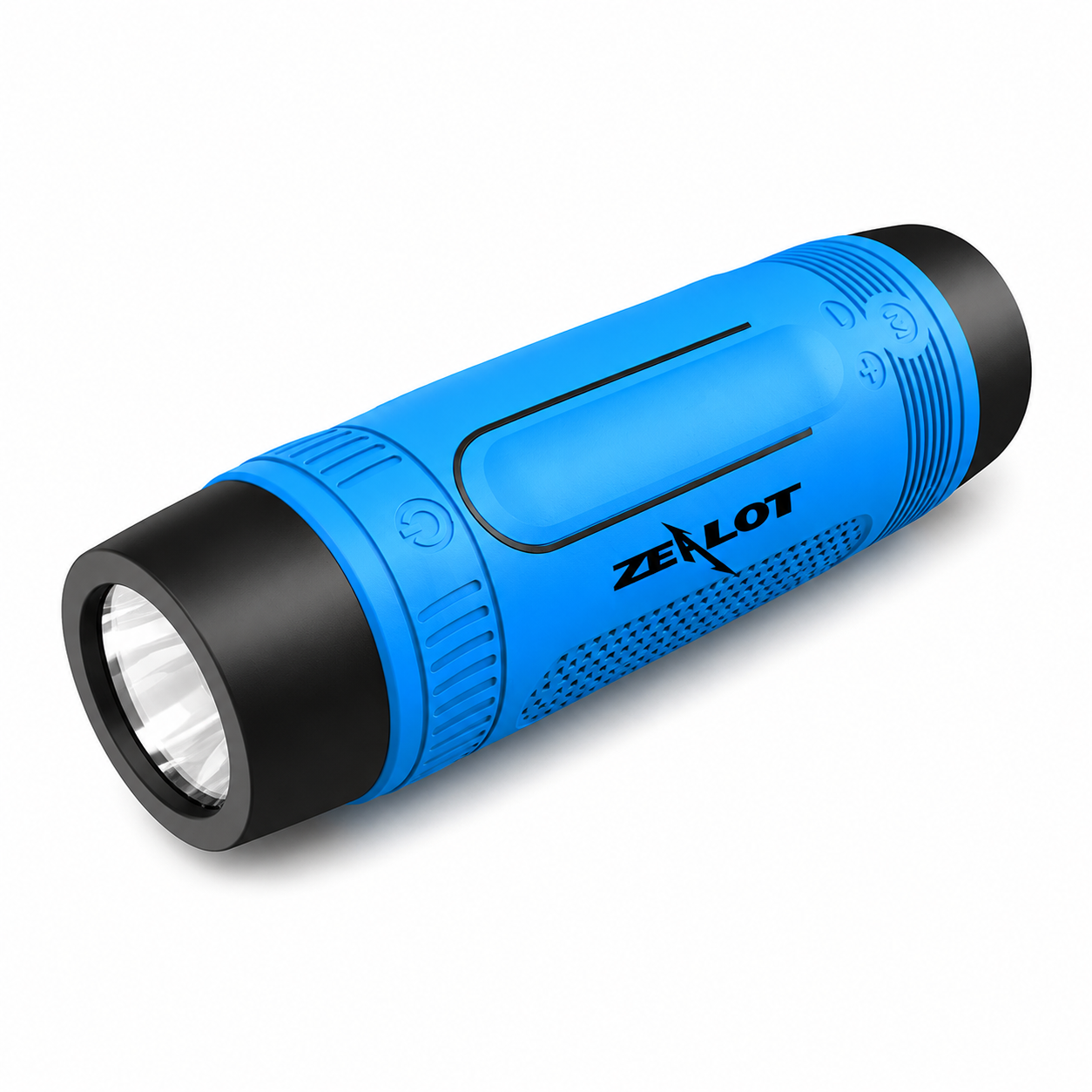 El Zealot S1 es el compañero ideal para ciclismo, camping y aventuras outdoor. Impermeable, con linterna LED, radio FM y función power bank para cargar tu celular.